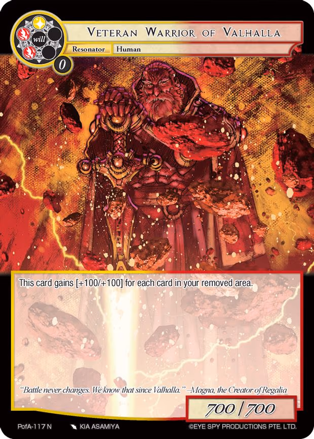Veteran Warrior of Valhalla - Normal (PofA-117)