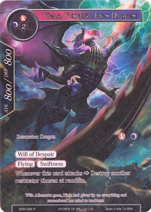 Viola, Vengeful Ebon Dragon - Rare (ENW-095)