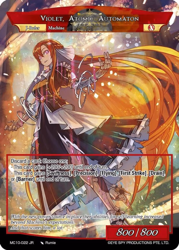 Violet, Atomic Automaton - Ruler Rare (MC10-022 JR)