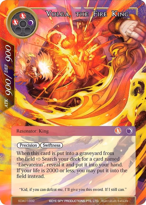Volga, the Fire King - Starter Exclusive (SDAO1-032)
