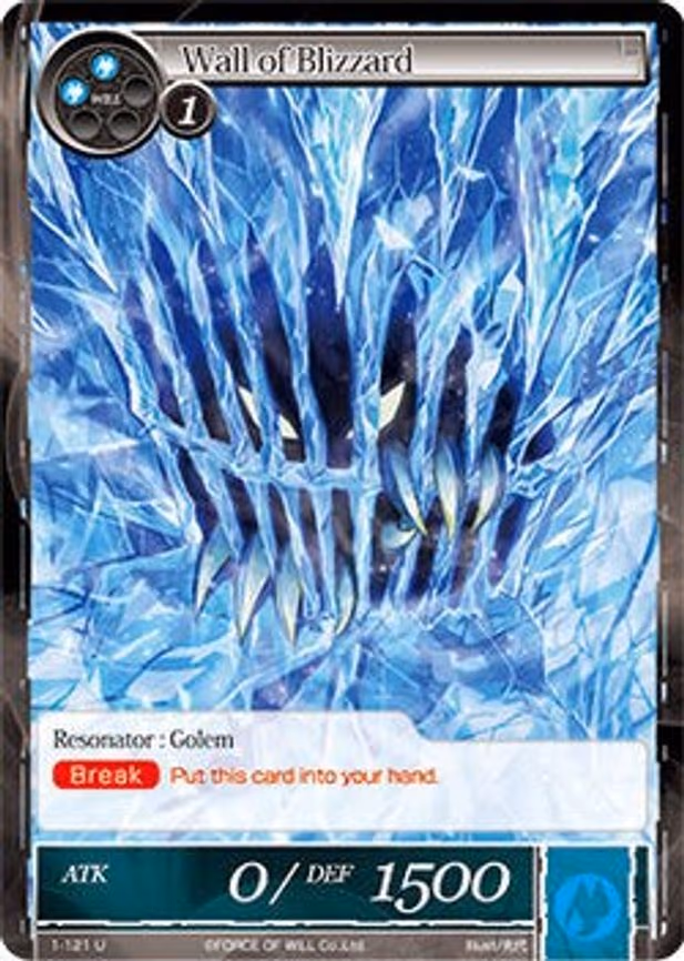 Wall of Blizzard - Uncommon (1-121)