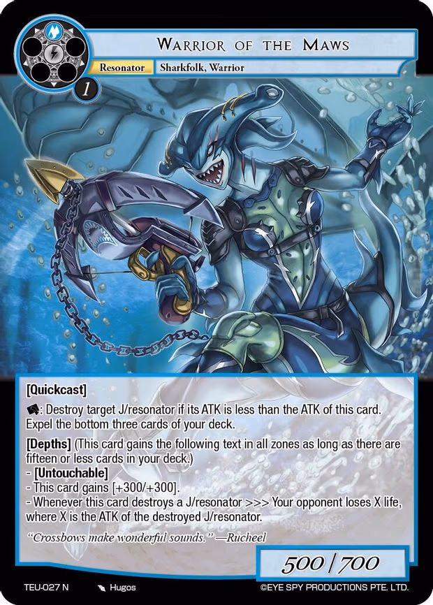 Warrior of the Maws - Normal (TEU-027 N)