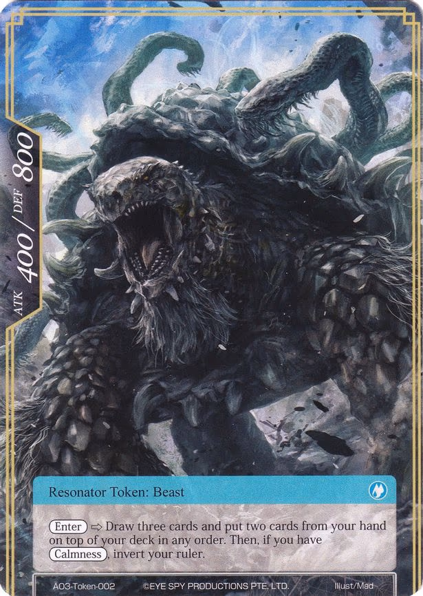 Water Beast Token - Token (AO3-Token-002)