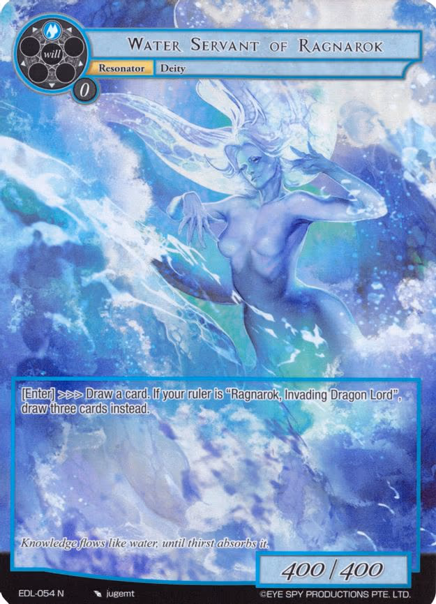 Water Servant of Ragnarok - Normal (EDL-054)