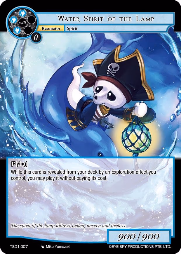 Water Spirit of the Lamp