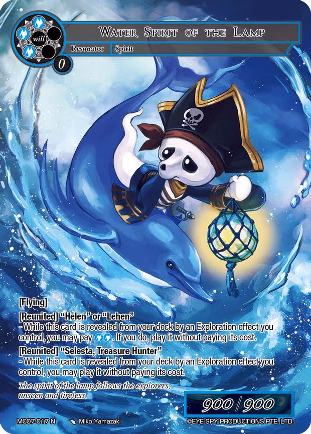 Water Spirit of the Lamp