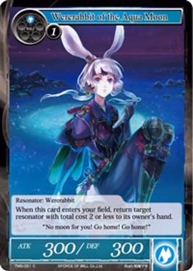 Wererabbit of the Aqua Moon - Common (TMS-051)