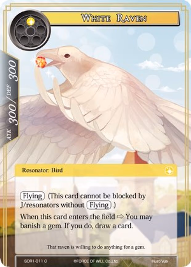 White Raven - Common (SDR1-014)