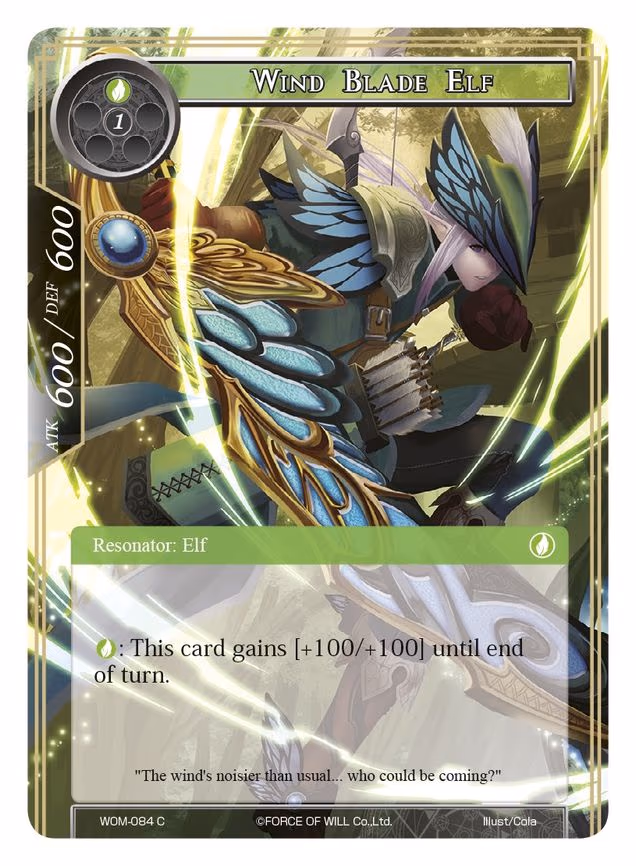 Wind Blade Elf - Common (WOM-084)