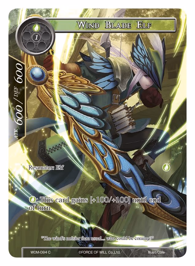 Wind Blade Elf - Common (WOM-084)