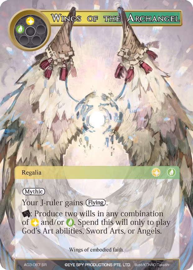 Wings of the Archangel - Super Rare (AO3-087)