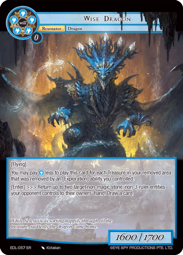 Wise Dragon - Super Rare (EDL-057)