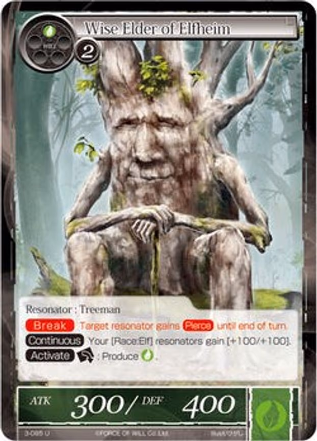 Wise Elder of Elfheim - Uncommon (3-085)
