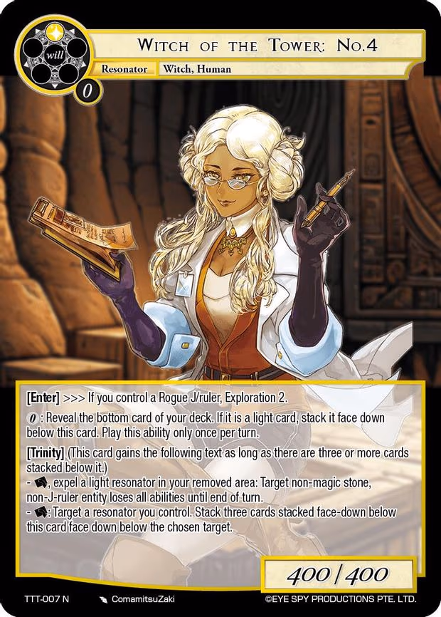 Witch of the Tower: No.4 - Normal (TTT-007 N)
