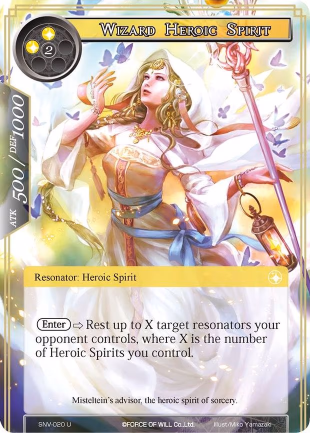 Wizard Heroic Spirit - Uncommon (SNV-020)