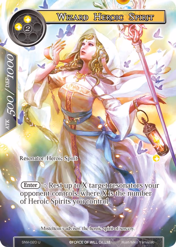 Wizard Heroic Spirit - Uncommon (SNV-020)