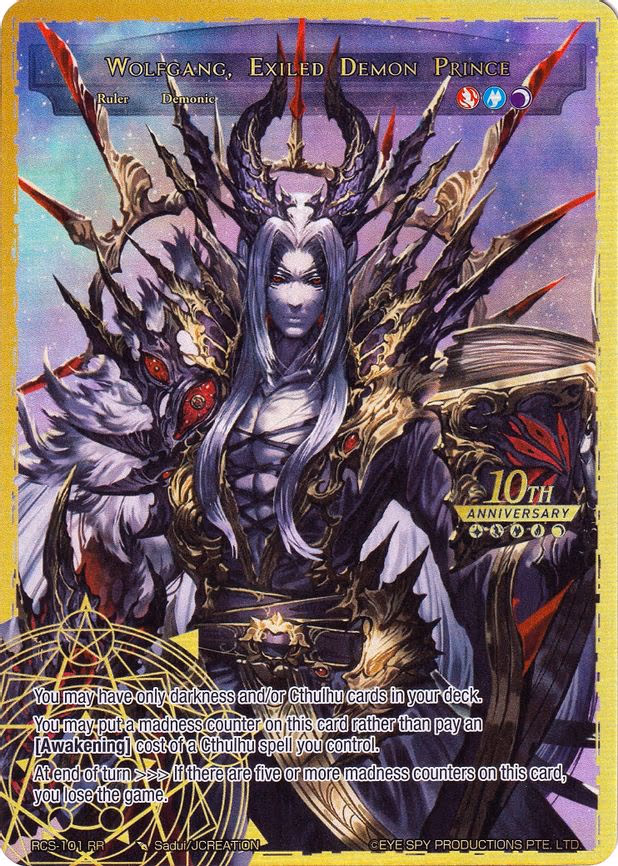 Wolfgang, Exiled Demon Prince - Ruler Rare (RCS-101 RR)