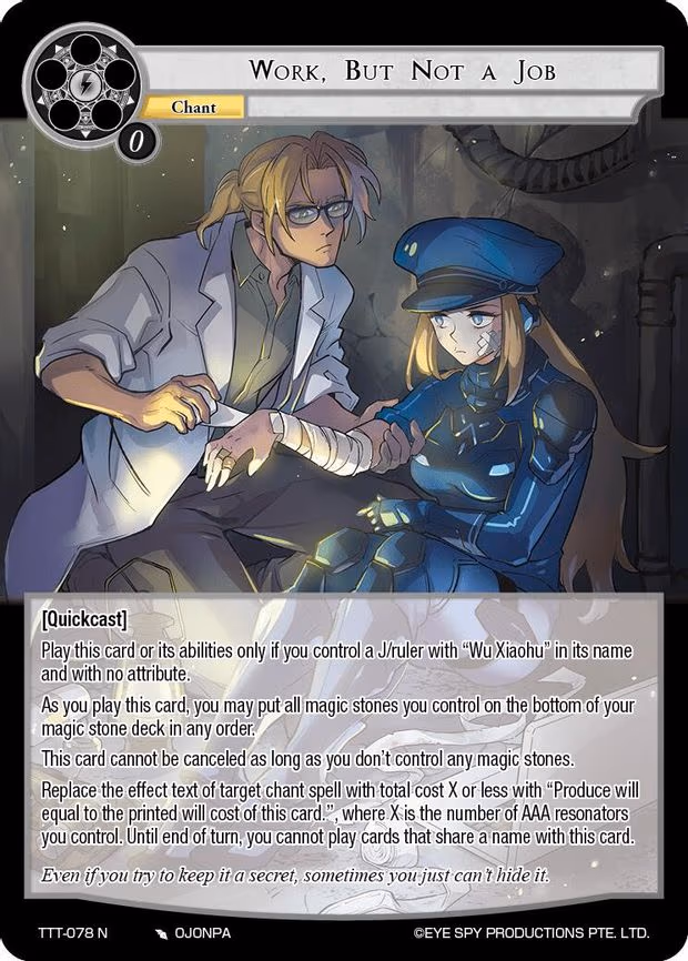 Work, But Not a Job - Normal (TTT-078 N)