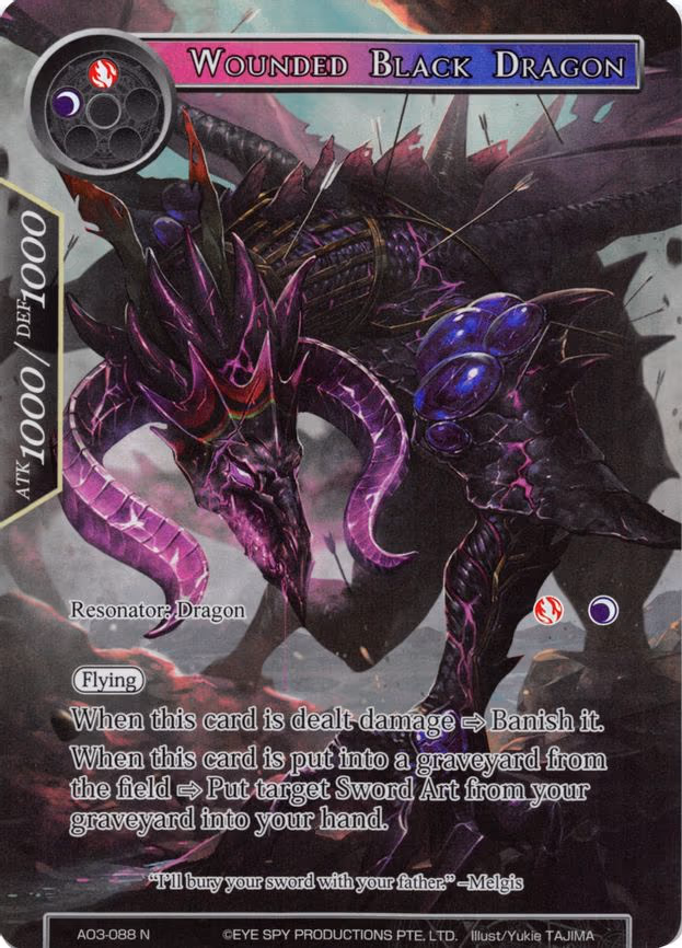 Wounded Black Dragon - Normal (AO3-088)