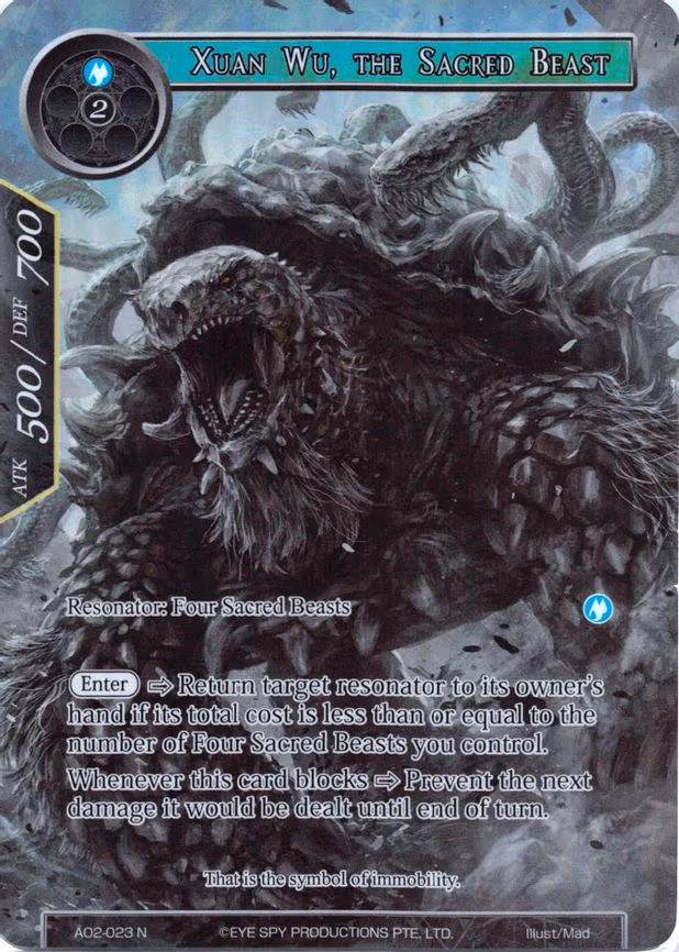 Xuan Wu, the Sacred Beast - Normal (AO2-023)