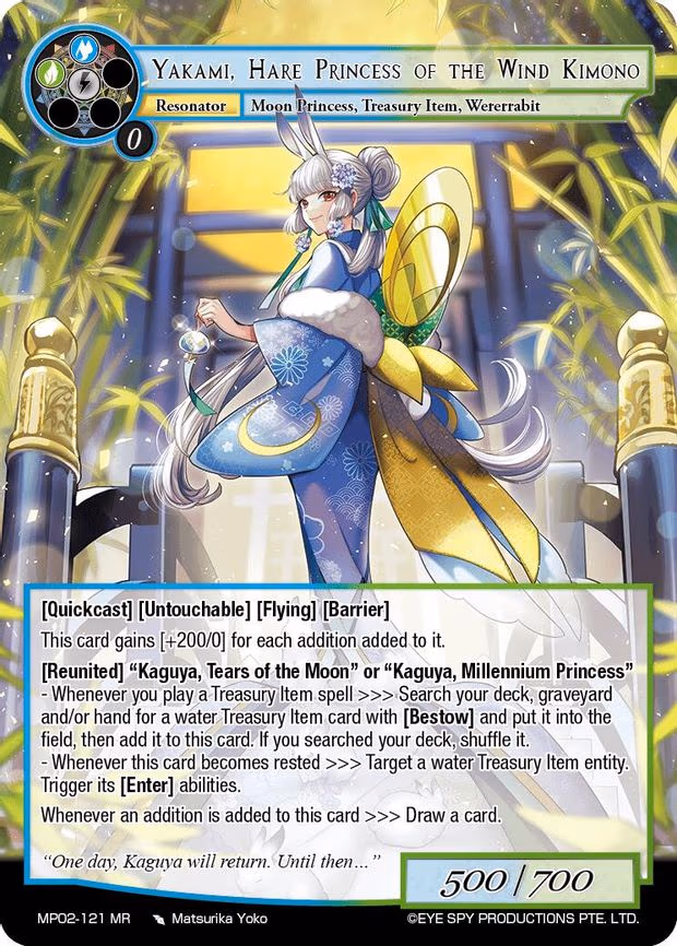 Yakami, Hare Princess of the Wind Kimono - Marvel Rare (MP02-121 MR)