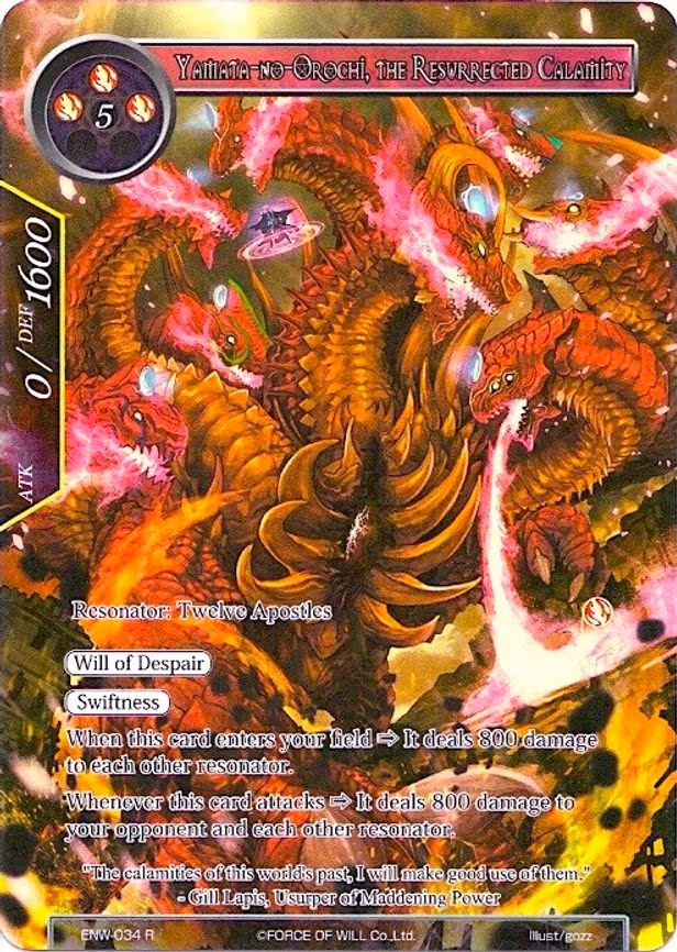 Yamata-no-Orochi, the Resurrected Calamity - Rare (ENW-034)