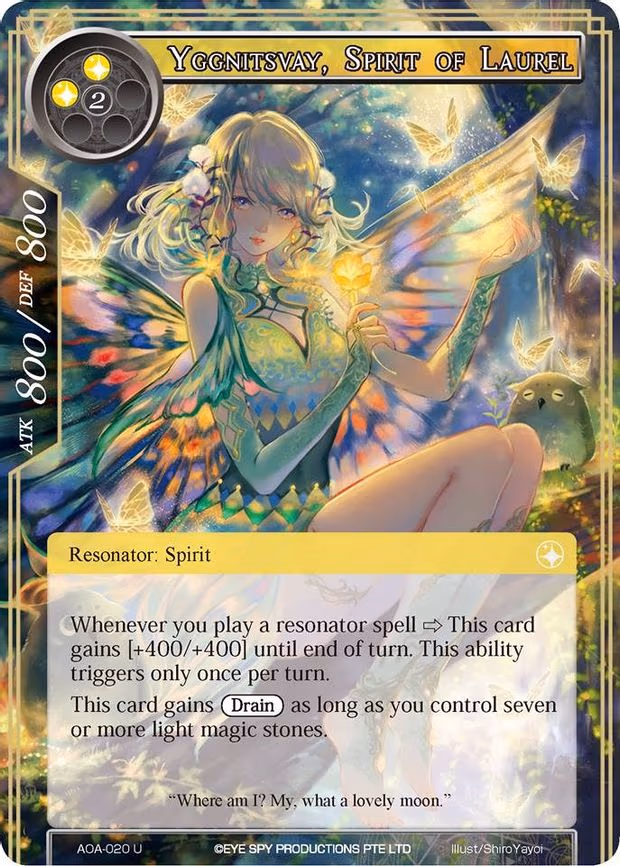 Yggnitsvay, Spirit of Laurel - Uncommon (AOA-020)