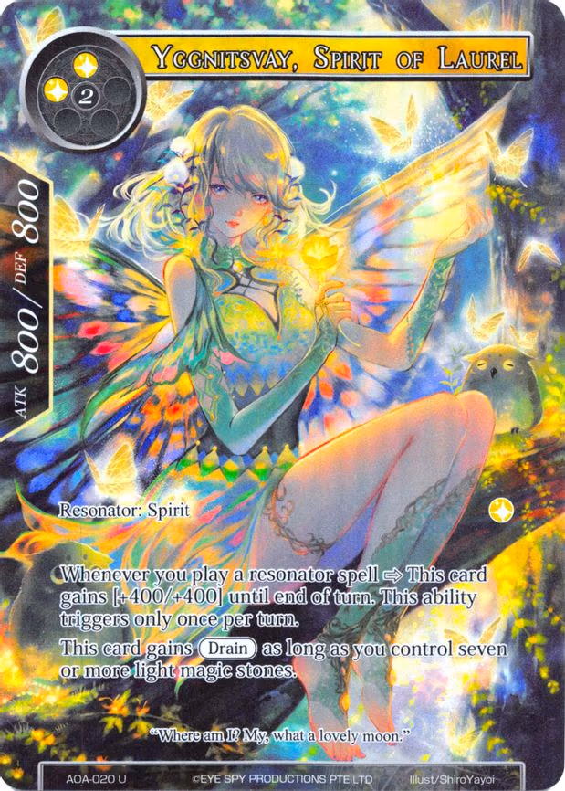 Yggnitsvay, Spirit of Laurel - Uncommon (AOA-020)