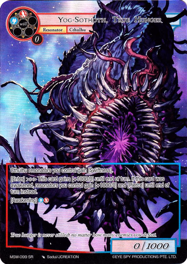 Yog-Sothoth, True Hunger - Super Rare (MSW-099)