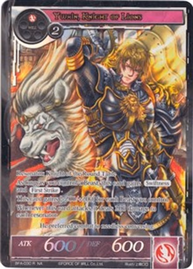 Ywain, Knight of Lions - Rare (BFA-030)