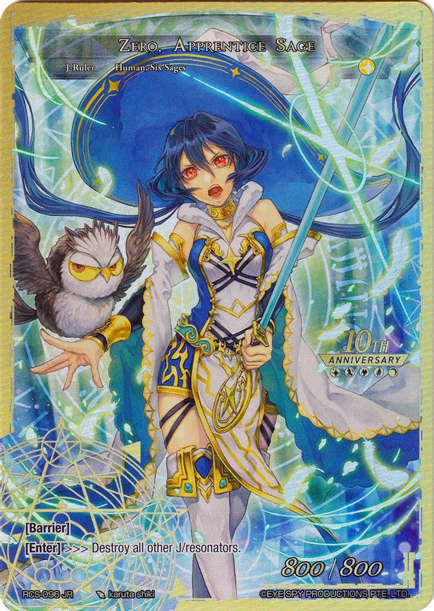 Zero, Apprentice Sage - Ruler Rare (RCS-096 JR)