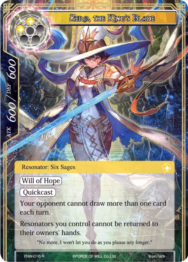 Zero, the King's Blade