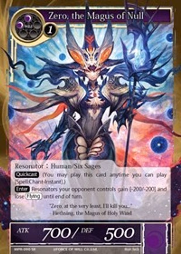 Zero, the Magus of Null - Super Rare (MPR-090)