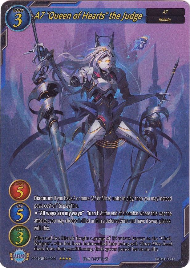 A7 "Queen of Hearts" the Judge