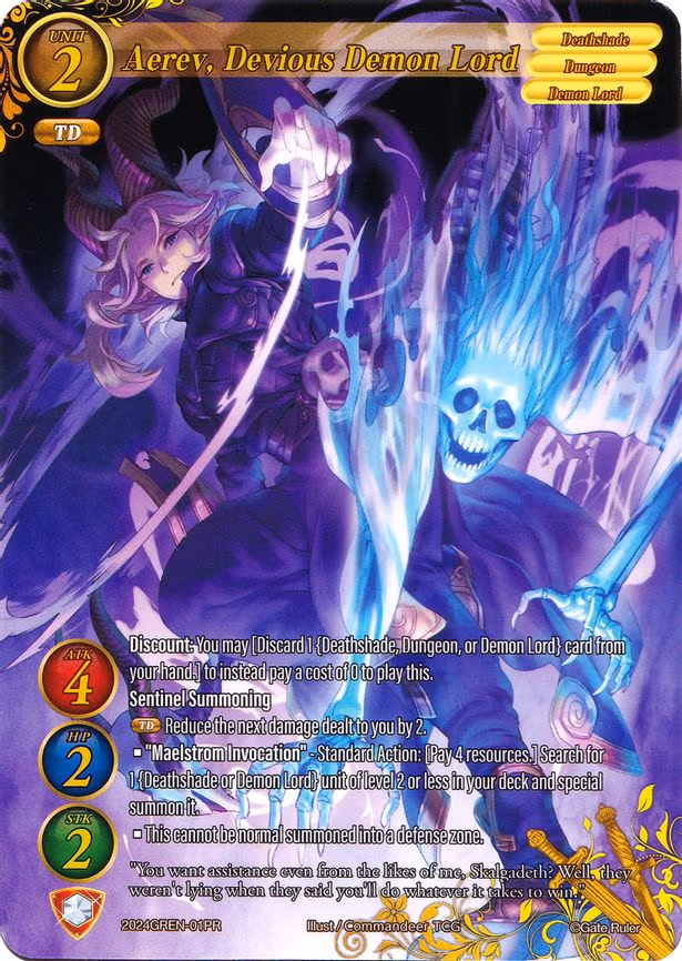Aerev, Devious Demon Lord