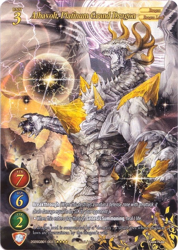 Albavolt, Platinum Grand Dragon