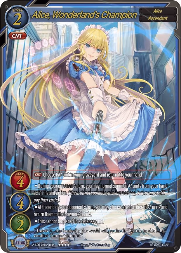 Alice, Wonderland's Champion