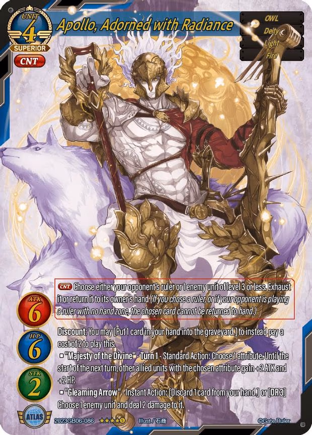 Apollo, Adorned with Radiance