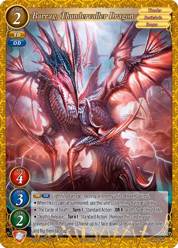 Barrag, Thundercaller Dragon