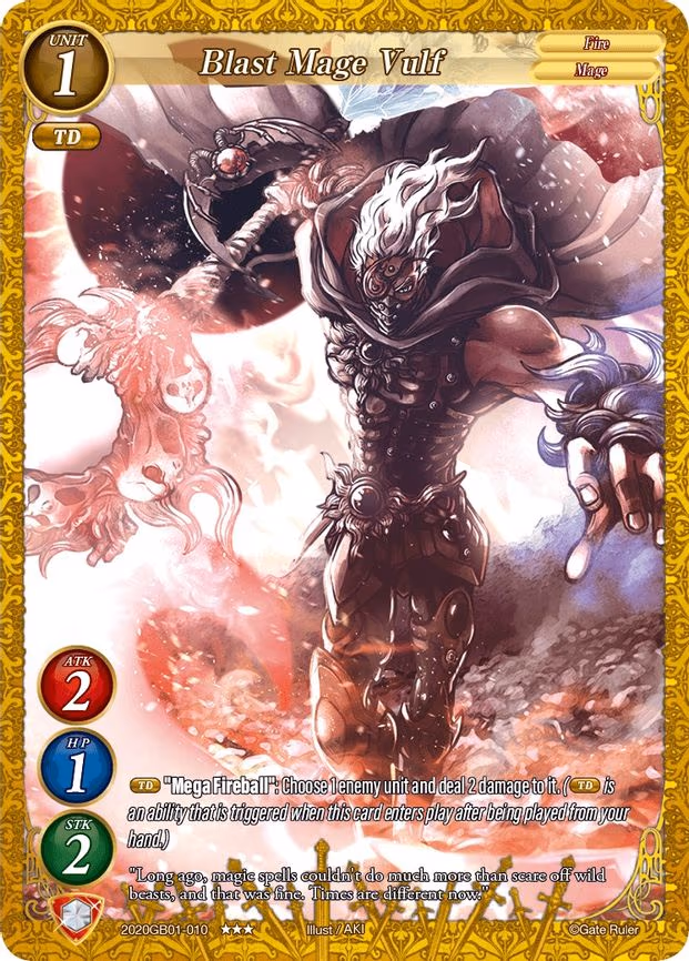 Blast Mage Vulf - 3-Star (2020GB01-010)