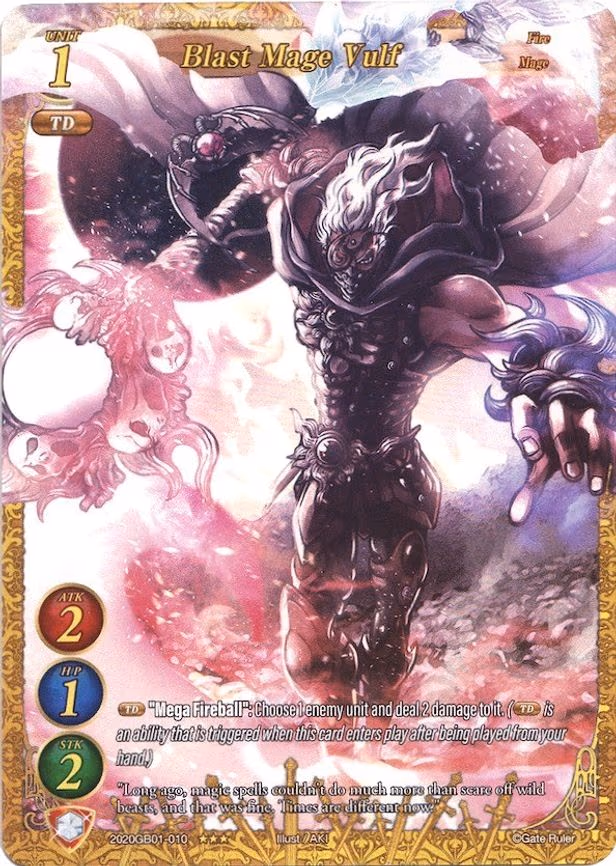 Blast Mage Vulf - 3-Star (2020GB01-010)