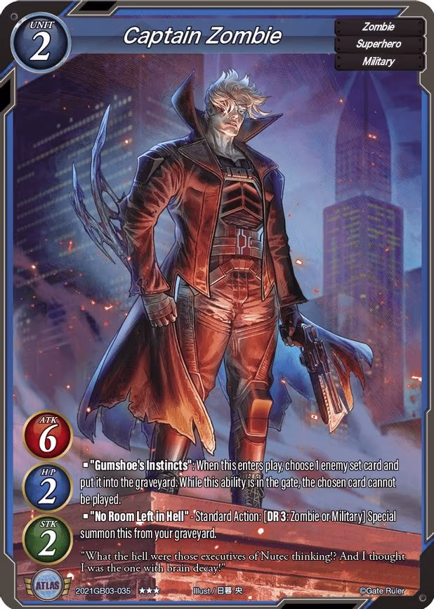 Captain Zombie - 3-Star (2021GB03-035)