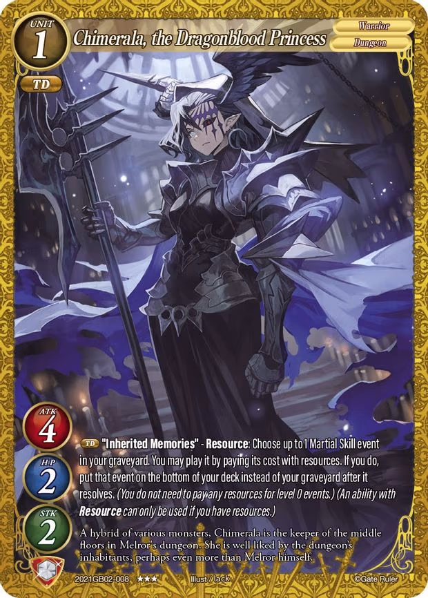 Chimerala, the Dragonblood Princess - 3-Star (2021GB02-008)