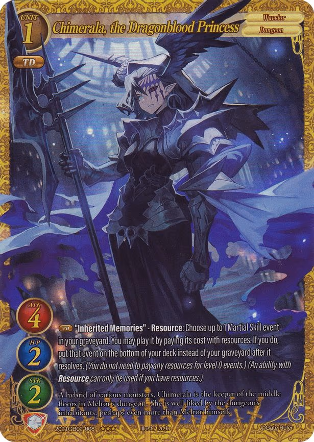 Chimerala, the Dragonblood Princess - 3-Star (2021GB02-008)