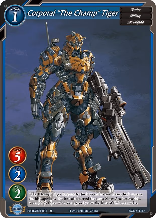 Corporal "The Champ" Tiger - 1-Star (2020GB01-051)