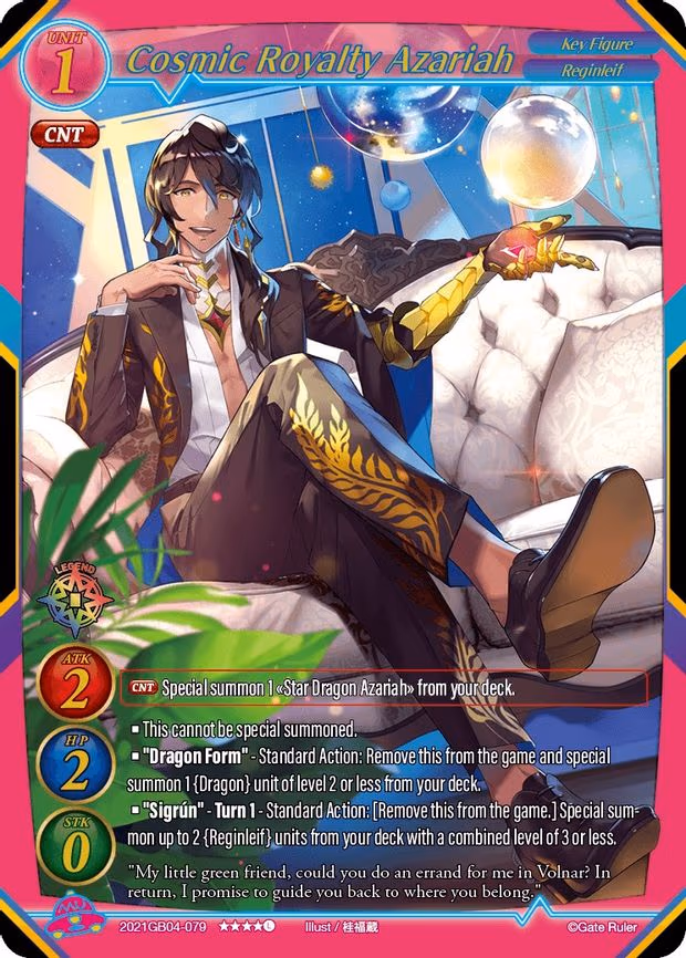Cosmic Royalty Azariah - Legend Rare (2021GB04-079)