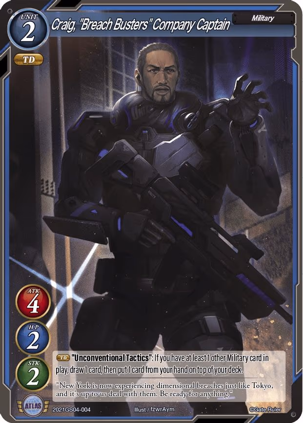 Craig, "Breach Busters" Company Captain