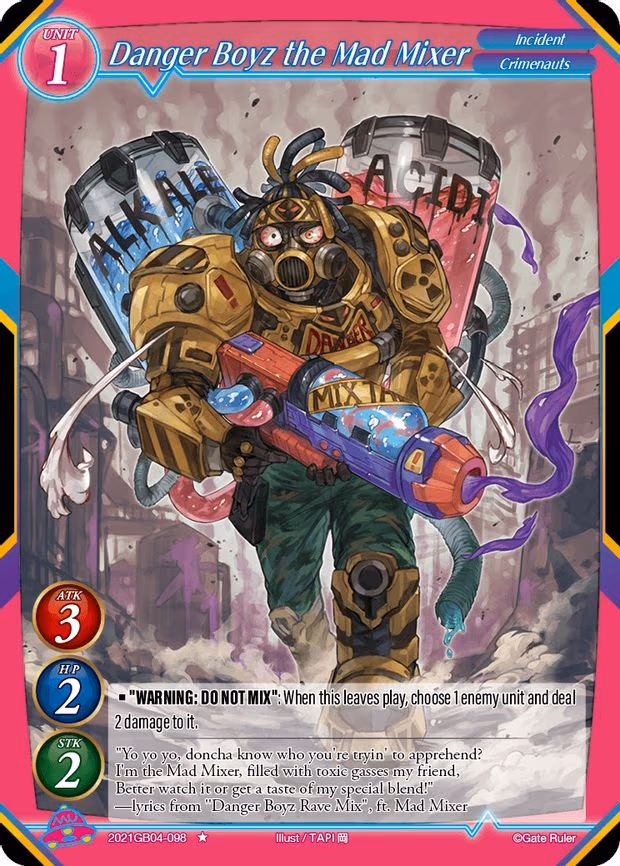 Danger Boyz the Mad Mixer - 1-Star (2021GB04-098)