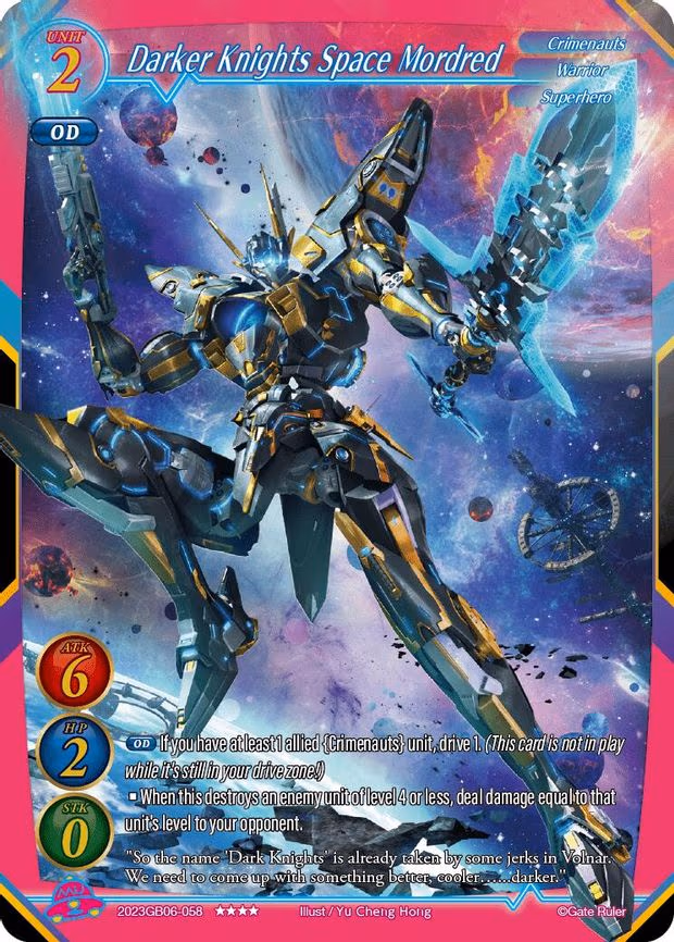 Darker Knights Space Mordred - 4-Star (2023GB06-058)