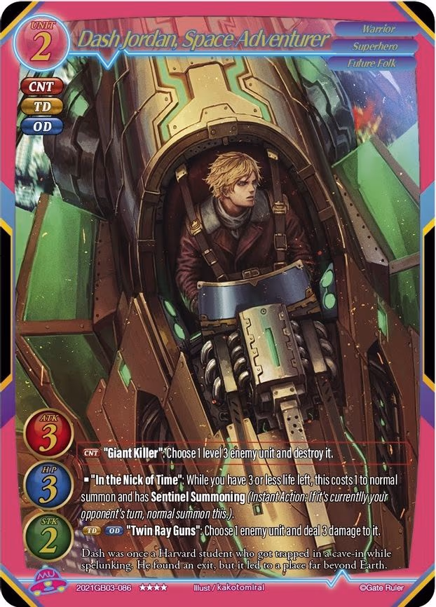 Dash Jordan, Space Adventurer - 4-Star (2021GB03-086)